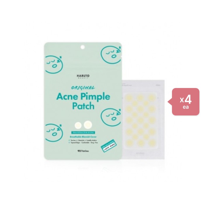 HARUTO Original Acne Pimple Patch - 92 patches/1pack (4ea) Set