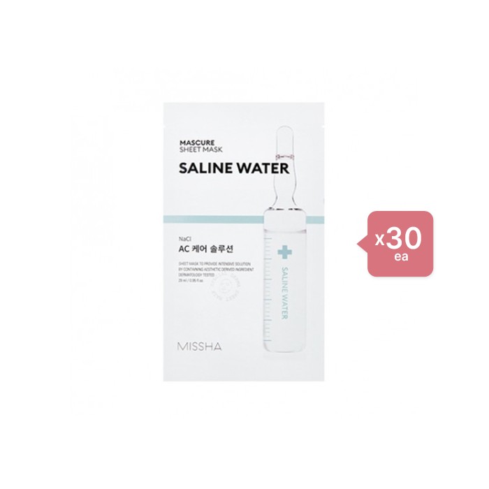 MISSHA - Mascure Solution Sheet Mask - Saline Water (30pcs) Set