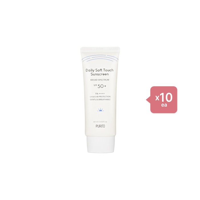 Purito SEOUL - Daily Soft Touch Sunscreen SPF50+ PA++++ - 60ml (10ea) Set