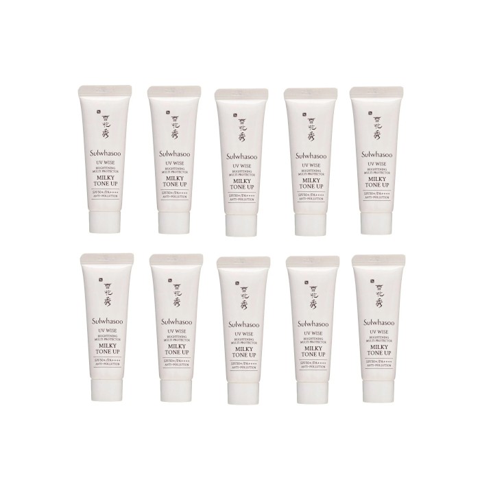Sulwhasoo - UV Wise Brightening Multi Protector SPF50+ PA++++ - 10ml - #2 Milky Tone Up (10ea) Set