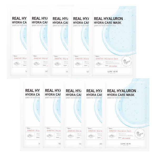 SOME BY MI - Real Hyaluron Hydra Care Mask - 10pcs