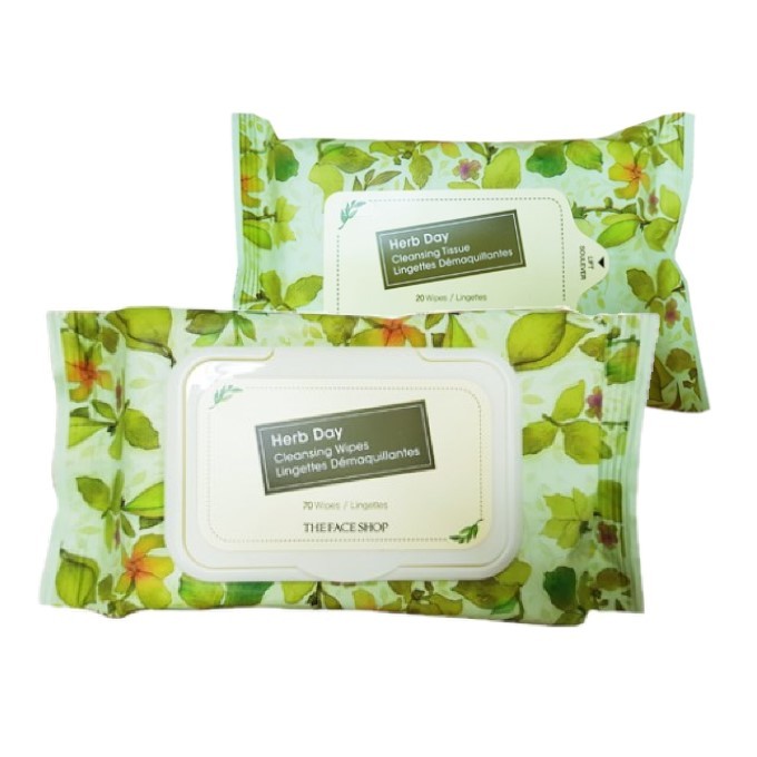 The Face Shop - Herb Day Cleansing Tissue