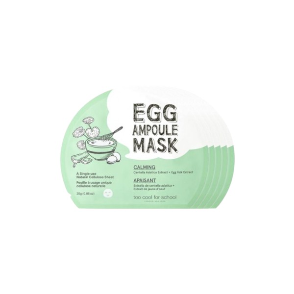 Too Cool For School - Too Cool For School - Egg Cream Mask (Calming) - 5pcs - 5pcs