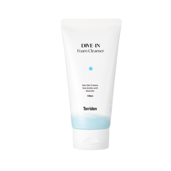 Torriden - DIVE-IN Sea Salt Creamy Sub Acidity Foam Cleanser - 150ml