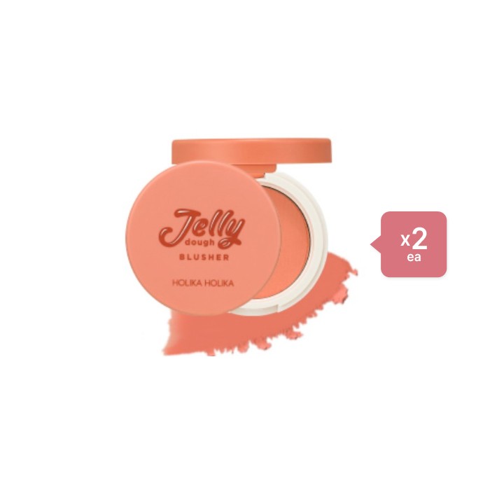 Holika Holika Jelly Dough Blusher - 4.2g - 01 Apricoot Jelly (2ea) Set