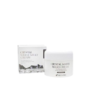 3W Clinic - Crystal White Milky Cream - 50g