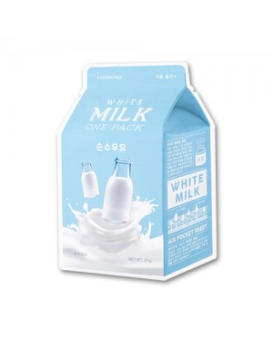 A'PIEU - Milk One Pack Sheet Mask - White - 1pc