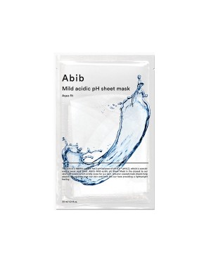 Abib - Masque en feuille de pH acide doux - Aqua Fit - 1pc