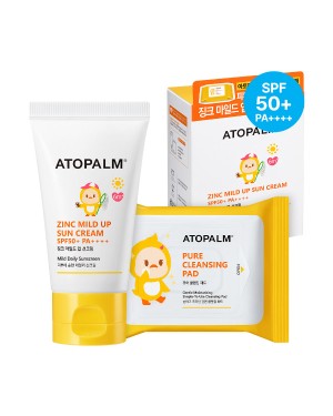 Atopalm - Zinc Mild Up Sun Cream SPF50+ PA++++ Special Set - 1set (2items)