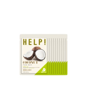Bergamo - Help! Mask Pack - Coconut - 10pcs