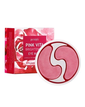 PETITFEE - Pink Vita Brightening Eye Mask - 1pack (60pcs)