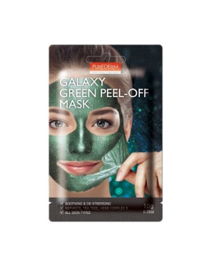 PUREDERM - Galaxy Peel-off Mask - Green/10g - 1pc