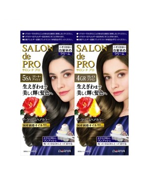 Dariya - Salon de Pro One Push The Cream Hair Color (For Grey Hair) - 1 set