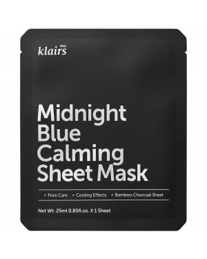 Dear, Klairs - Midnight Blue Calming Sheet Mask