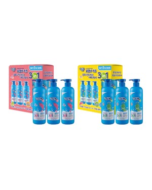 Formal Bee - Kids 3in1 Shampoo + Conditioner + Body Wash Bundle Pack - 500ml x 3pcs