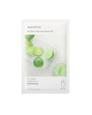 innisfree - My Real Squeeze Mask Ex - Lime - 1pc