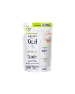 Kao - Curel - Sebum Trouble Care Foaming Wash Refill - 130ml