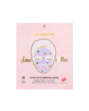 LALARECIPE - Glow Face Moisture Mask - 10pcs