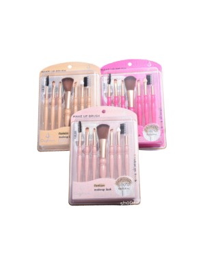 MINGXIER - Fashion Makeup Brush - 7pcs (Random Colour) - 1 set