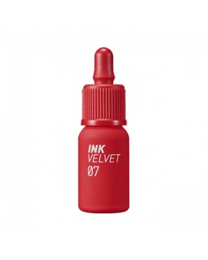 peripera - Ink The Velvet - No.07 Girlish Red - 4g
