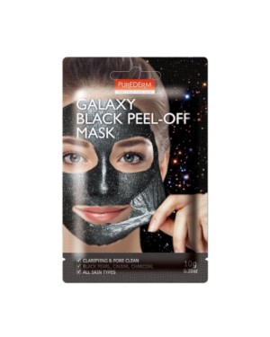 PUREDERM - Galaxy Peel-off Mask - Black/10g - 1pc
