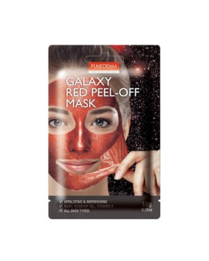 PUREDERM - Galaxy Peel-off Mask - Red/10g - 1pc