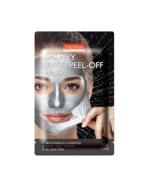PUREDERM - Galaxy Peel-off Mask - Siver/10g - 1pc