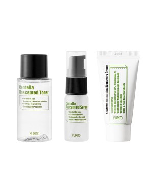 PURITO - Mini Kit Centella Sans Parfum - 1set(3items)