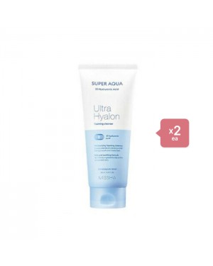 MISSHA - Super Aqua Ultra Hyalon Foaming Cleanser - 200ml (2ea) Set