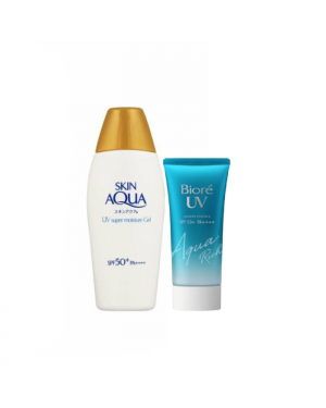 Kao x Rohto Mentholatum UV Aqua Moisture Sunscreen Set