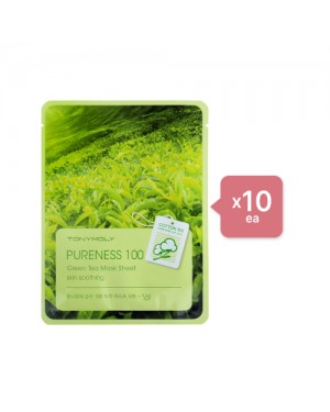 TONYMOLY - Pureness 100 Mask Sheet - Green Tea (10ea) Set