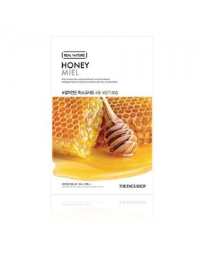 The Face Shop - Real Nature Face Mask - Honey - 1pc