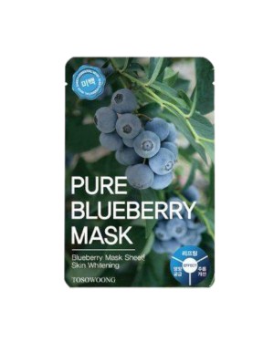 TOSOWOONG - Pure Mask Sheet - Blueberry - 1pc