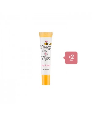 A'PIEU Honey & Milk Lip Scrub - 8ml (2ea) Set
