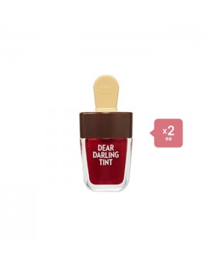 ETUDE Dear Darling Water Gel Tint - RD308 Honey Red (2ea) Set