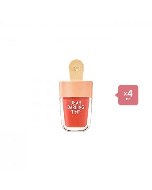 ETUDE - Dear Darling Water Gel Tint - OR205 Apricot Red (4ea) Set