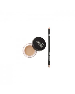 The Saem - Cover Perfection Pot Concealer - #1 Clear Beige (1ea) + Concealer Pencil - 1.4g - 1.0 Clear Beige (1ea) Set