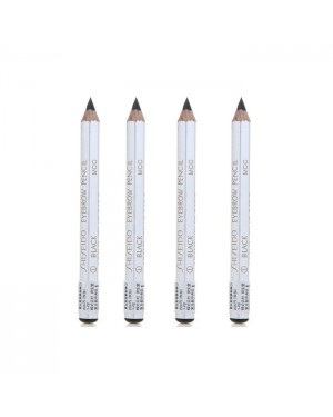 Shiseido - Eyebrow Pencil - 01 Black (4ea) Set