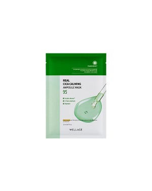 Wellage - Real Cica Calming Ampoule Mask - 1pc (20ml)