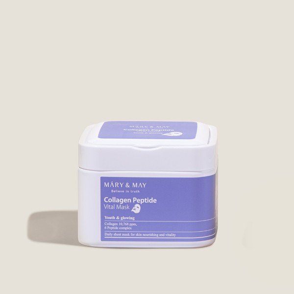Mary&May - Collagen Peptide Vital Mask - 30pcs/400g