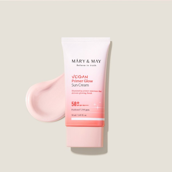 Mary&May - Vegan Primer Glow Sun Cream SPF50+ PA++++ - 50ml