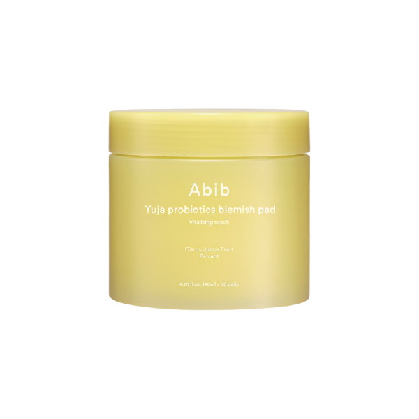Abib - Yuja Probiotics Blemish Pad Vitalizing Touch - 140ml / 60pads