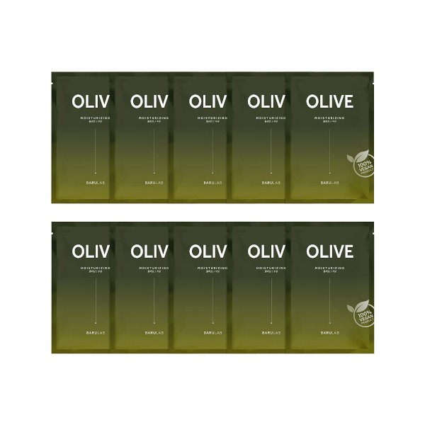 BARULAB - The Clean Vegan Olive Mask - 10pcs