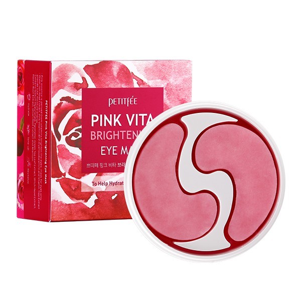 [Deal] PETITFEE - Pink Vita Brightening Eye Mask - 60pcs
