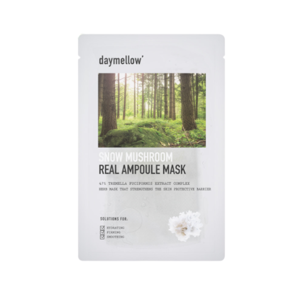 Daymellow - Snow Mushroom Real Ampoule Mask - 27ml*1ea
