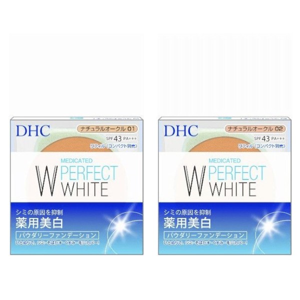 DHC - Medicated Whitening Perfect White Powdery Foundation <Refill> - 10g