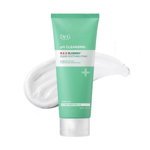 [Deal] Dr.G - R.E.D Blemish Clear Soothing pH Cleansing Foam 150ml - 150ml - White