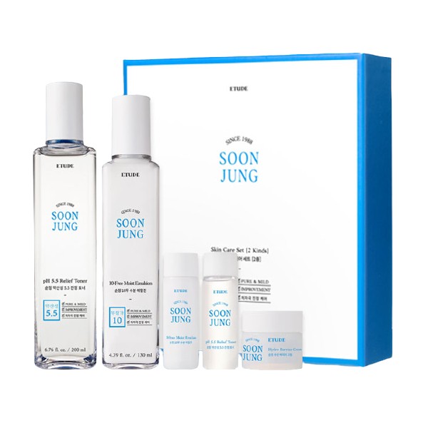 Etude - Soon Jung Skin Care Set - 1pack (5items)