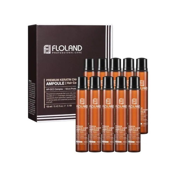 Floland - Premium Keratin Change Ampoule - 13ml*10ea