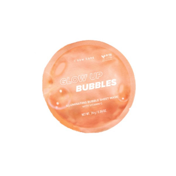 I DEW CARE - Glow Up Bubbles Illuminating Bubble Sheet Mask - 5pcs